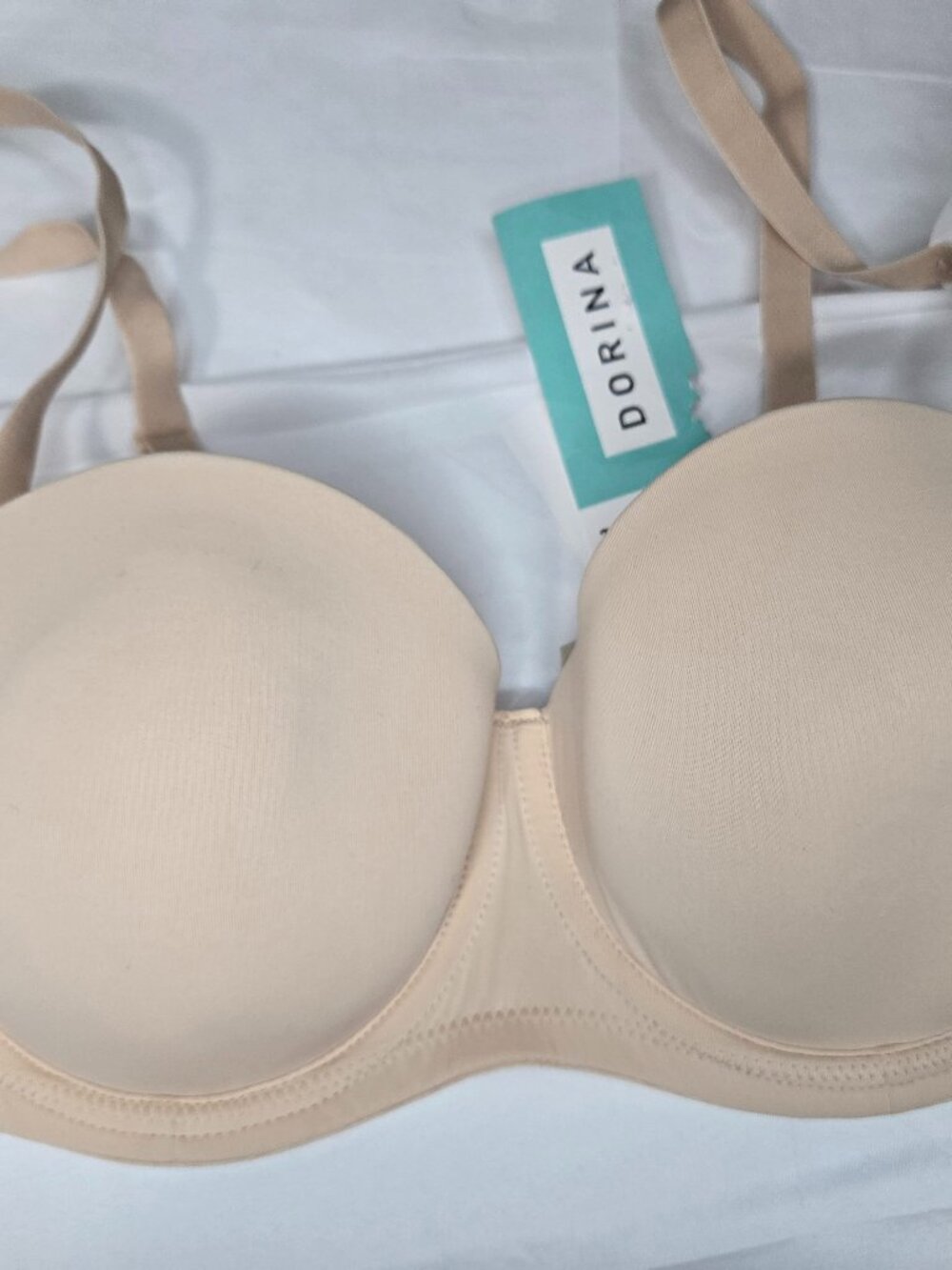 DORINA 36C beige multiway ecowear rubberlined bra